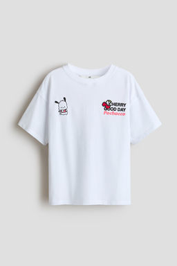 Camiseta estampada de algod?n