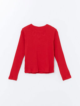 Bisiklet Yaka K?z ?ocuk Ti??rt - Waikiki фото 3