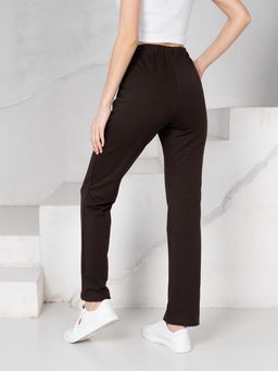 Брюки футер 2-хнитка мягкая резинка.,шоколадные - Binita фото 7