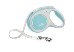 ВИА Рулетка-ремень для собак до 25кг, 5м, голубая (New Comfort M Tape 5m light blue) CF20T5.251.HBL.20