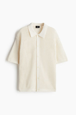 Camisa en punto pointelle Regular Fit - H&m фото 6