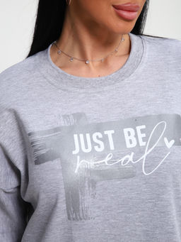 М457 Туника Даша (серый меланж)