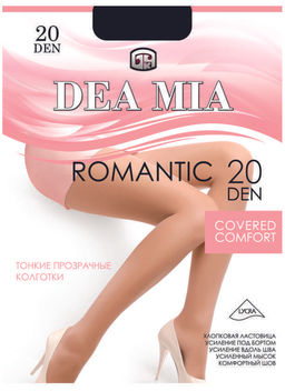 Колготки классические DEA MIA ROMANTIC 20 черный