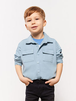 Uzun Kollu Basic Erkek Bebek G?mlek - Waikiki фото 3