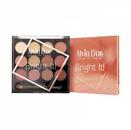 .Alvin Dor AES-25 Тени для век Bright it, палетка 12оттенков