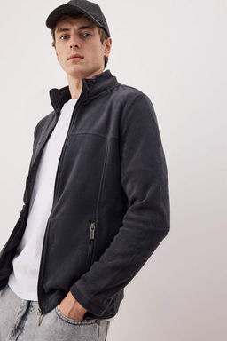 Antrasit Regular/Normal Kesim Fermuarl? Polar Sweatshirt TMNAW26SW00063