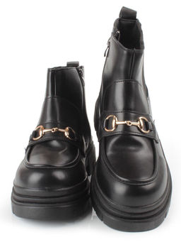 01-FR19-2 BLACK Ботинки демисезонные женские