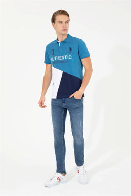 U. S. Polo Assn Мужская футболка-поло Petrol - U.s. polo assn фото 10