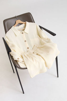 Комплект женский Муслин молоко MINIDINO.