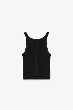RIBBED CROP TOP - Zara фото 14