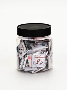 Цена за 45 шт. Шоколад в банке Самой прекрасной. 8 марта, 250 г ( 45 шт. ? 5 г). - Фабрика счастья фото 3