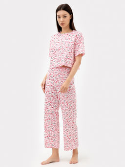 Комплект женский (футболка, бриджи) розовый с медведями - Mark formelle фото 2