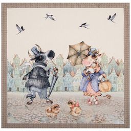 КОМПЛЕКТ САЛФЕТОК 2ШТ ПРОМЕНАД40Х40 СМ ,БЕЖЕВЫЙ, 100 - Lefard фото 3