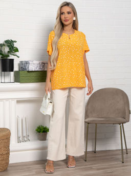 Блуза Офелия (желтая) Б15404-50М