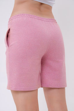 Шорты женские из футера Таиланд розовый меланж - Амадэль фото 3