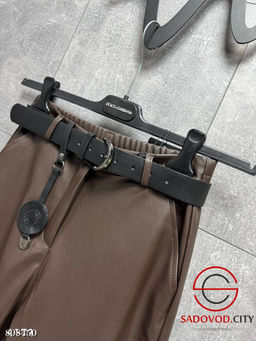 Брюки матовая экокожа утепленные - Bruno фото 6