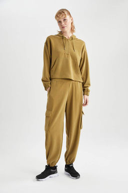 DeFactoFit Oversize толстовка премиум-класса для спортсменов с капюшоном  фото 5