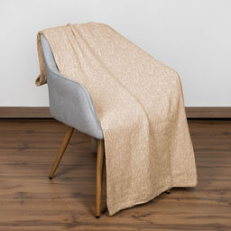 24С15-ШР/у/л.с.уп. 200*220 Плед "Акварель-1" цв. 7 рис. 122 бежевый