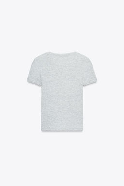 SOFT SHORT SLEEVE T-SHIRT - Zara фото 5