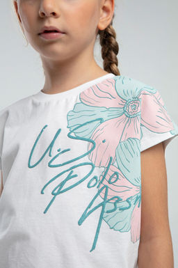 K_z _ocuk Su Ye_ili _ortlu Pijama Tak_m_ Sepette S_rpriz _ndirim - U.s. polo assn фото 3