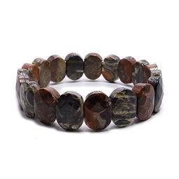 Браслет из камня Пейзажная яшма символ удачи, достатка и благополучия