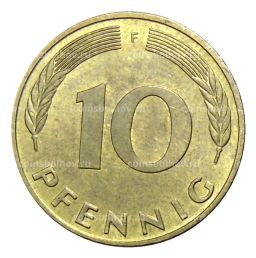 10 пфеннигов 1991 года F Германия