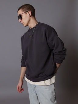 Свитшот оверсайз К501 Графит