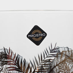 Цена за 6 шт. Стакан Magistro «Золотой лист», 400 мл, 8.5×10 см, стекло, прозрачный