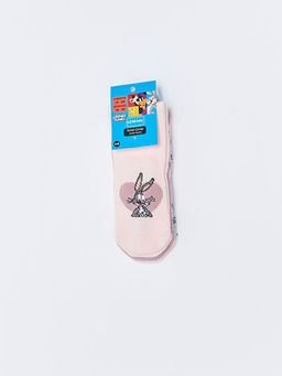 Bugs Bunny Desenli K?z Bebek Soket ?orap 4l?