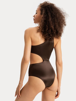 КУПАЛЬНИК ЖЕНСКИЙ шоколадный 762214-1 - Mark formelle фото 5