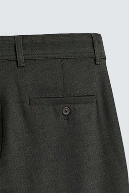 PANTAL?N CHINO ESTRUCTURA CONFORT / Verde oscuro - Zara фото 9