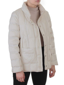 8810 MILK Куртка пуховая облегченная женская (утиный пух) - Fashion фото 8