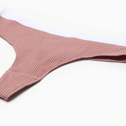 Трусы женские бразилиана MINAKU в рубчик, размер 48-50, цвет кофейный