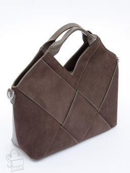 Сумка женская кожаная 1133VG gray Vitelli Grassi