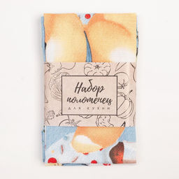 Набор полотенец кухонный Доляна Светлой Пасхи 35х60 см - 2 шт, 100% хлопок  фото 5