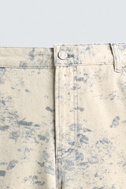ABSTRACT PRINT CARPENTER POCKET BERMUDA SHORTS - Zara фото 9