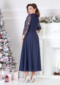Платье Mira Fashion 3978-7-Р синий