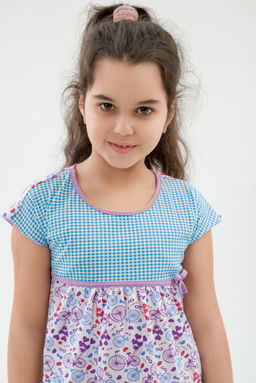 Ночная сорочка детская из кулирки Ярославна велосипед - Амадэль фото 5