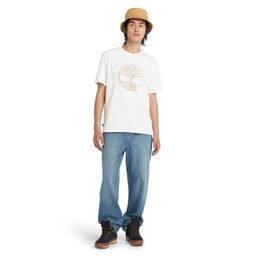 Timberland / Футболка T-Shirt Merrymack River Garment Dye Logo Graphic  фото 2
