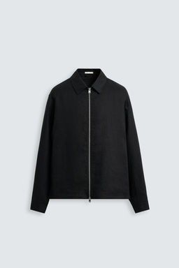 100% LINEN OVERSHIRT - Zara фото 7