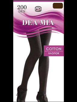 Колготки теплые DEA MIA COTTON 200 (хлопковые) LANA