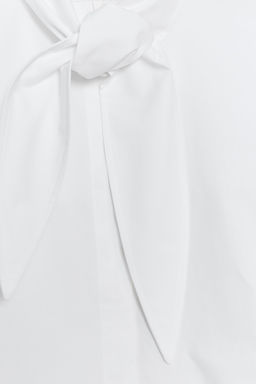 CAMISA RAYAS LAZADAS ZW COLLECTION / Blanco - Zara фото 9