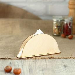 Заготовка Салфетница простая 12х6х3 см