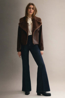 Cazadora biker con cuello de borreguito - H&m фото 2