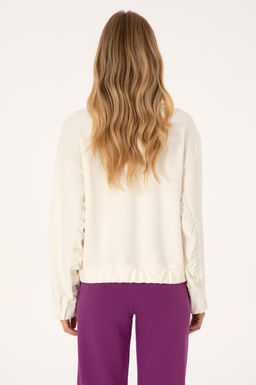 Kad_n Krem Sweatshirt - U.s. polo assn фото 5