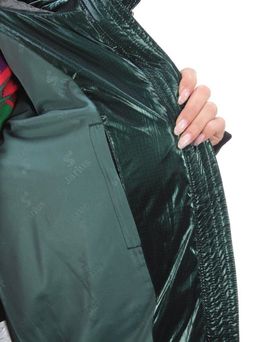 8100 DK. GREEN Пальто женское зимнее JARIUS (200 гр. холлофайбера) - Fashion фото 12