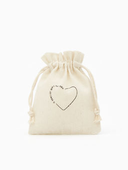 Цена за 50 шт. Мешочек подарочный Нежность лён, 10?12 см, бежевый - Simaland фото 2