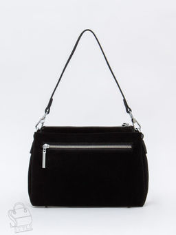 Сумка женская кожаная 1025CF black Polina&Eiterou
