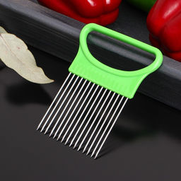 Держатель для нарезки лука Доляна, 118 см, цвет зелёный