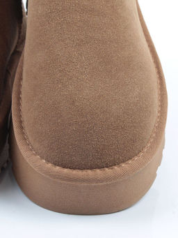 04-PF8520-2 LT. BROWN Угги женские (натуральная замша, 100% шерсть)